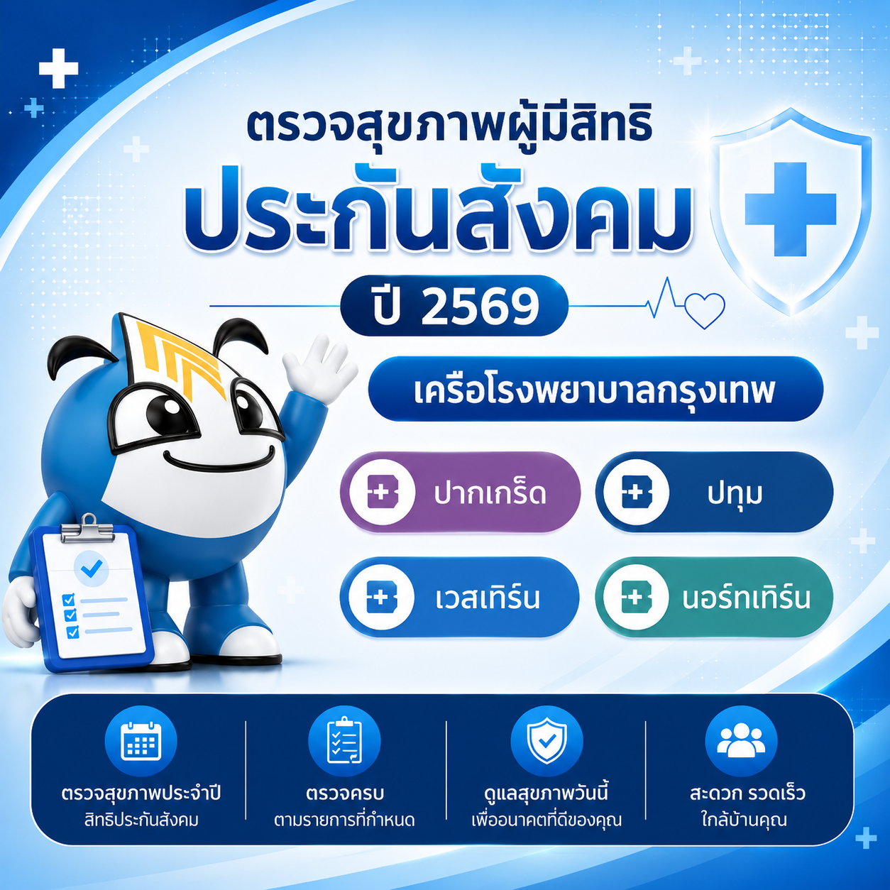 แพ็กเกจตรวจสุขภาพประจำปี